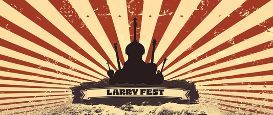 |High and Rising two basses Larryfest|LarryFest Bluegrass Festival Girl with Ball|||Larryfest crowd|Don Rigsby and Larry Larryfest|Map of Larryfest|old man hula hooping Larryfest|