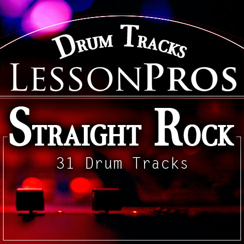 Straight Rock Drum Tracks - Lesson Pros